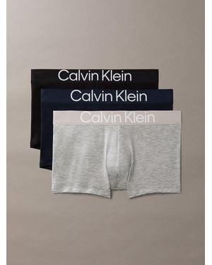 Calvin Klein Trunks 3 Pack - Gray