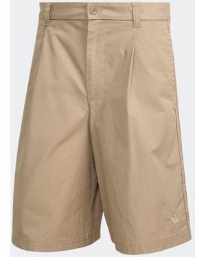 adidas Originals Bermuda 100% Cotton Shorts - Natural