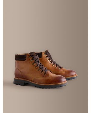 Next Tan Leather Tall Boots - Brown