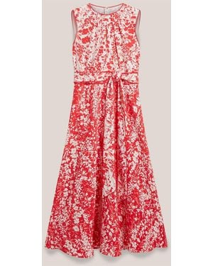 Hobbs Petite Maddie Dress - Red