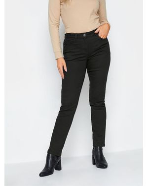 M Com Straight Leg Jeans - Black