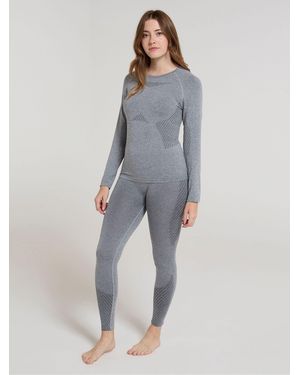 Mountain Warehouse Off Piste Ii Thermal Top - Gray