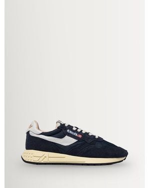Autry Reelwind Suede & Nylon Sneakers - Blue