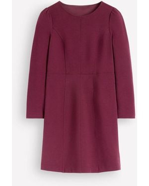 Boden Marla Panel Ottoman Dress - Purple