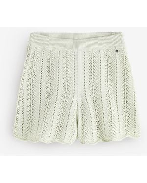 BOSS Forde Knit Shorts - White