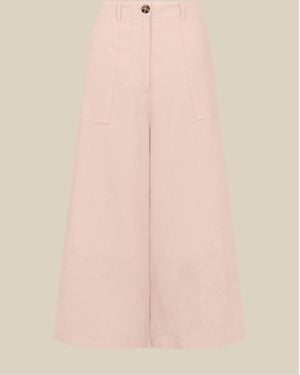 Monsoon Drew High Waist Culottes - Pink