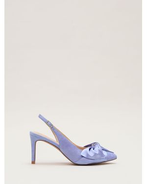 Phase Eight Twist-Slingback-Schuhe - Weiß