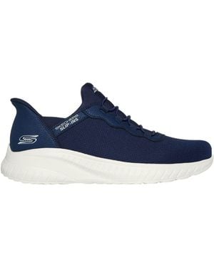 Skechers Bobs Squad Chaos Daily Hype Slip-Ins Trainers - Blue