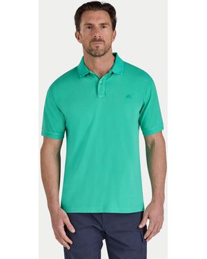 Raging Bull Garment Dyed Pique Polo Shirt - Green