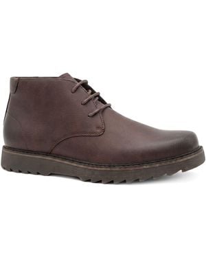 Pavers Wide Fit Lace Up Chukka Boots - Brown