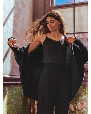 Celtic & Co. Supersoft Cocoon Cardigan - Black