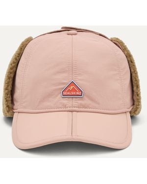 SealSkinz Upton Waterproof Extreme Cold Weather Puffer Hat - Pink