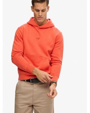 Superdry Micro Logo Hoodie - Orange