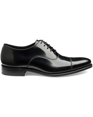 Loake Smith Polierte Oxford-Schuhe Mit Zehenkappe - Schwarz