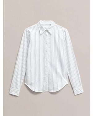 Hobbs Viola Stripe Shirt - White