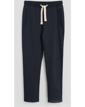 Threadbare Charcoal Cotton Blend Cuffed Sweatpants - Blue