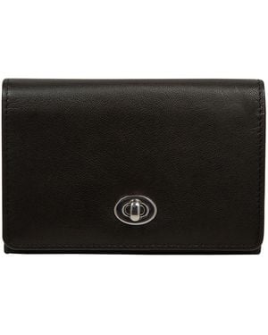 Pure Luxuries Amber Leather Purse - Black