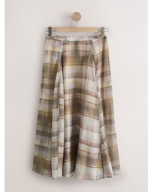 Next Godet Maxi Skirt - Natural