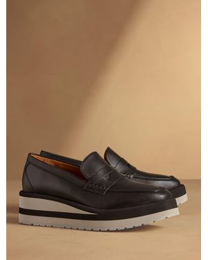 Russell & Bromley Blakelow Flatform Loafers - Brown