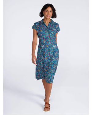 Mountain Warehouse Vienna Printed Shirt Dress - Blue