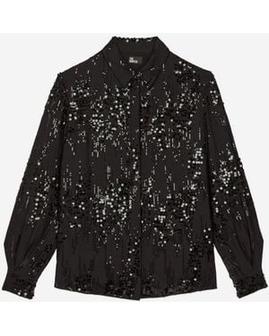 The Kooples Long Sleeved Shirt - Black