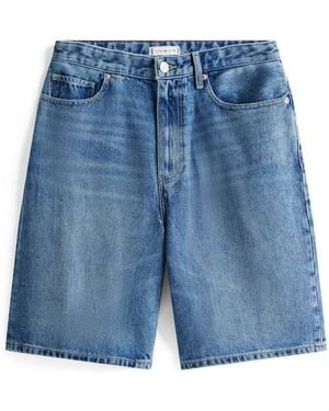 Tommy Hilfiger Heritage Straight Denim Bermuda Shorts - Blue