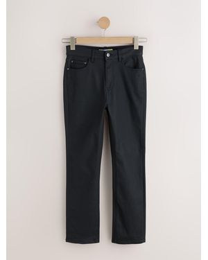 Next Coated Denim Slim Leg Jeans - Black