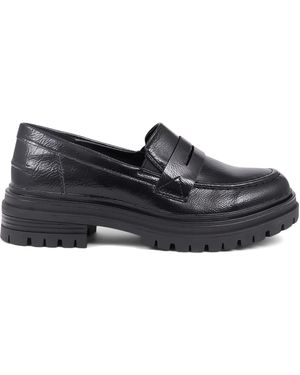 Pavers Loafer Mit Dicker Sohle, Schwarzeu 40 (Uk 7)