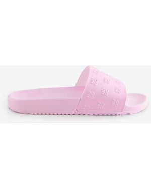 HUGO Rubber Logo Sliders - Pink