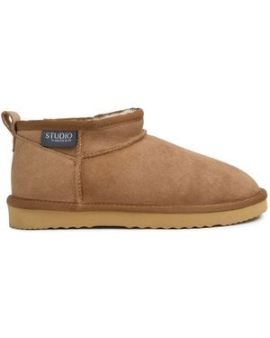Celtic & Co. Studio Shortie Slipper Boots - Brown