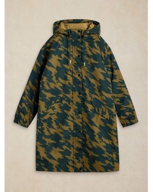 White Stuff Dark Beth Waterproof Coat - Green