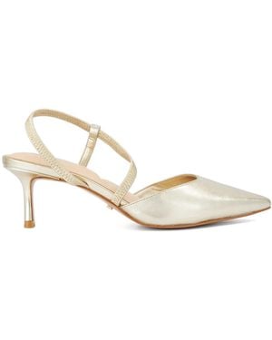 Dune Charming Court Shoes - Natural