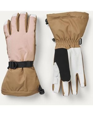 SealSkinz Fransham Waterproof Thermal Ski Gauntlet Gloves - Natural
