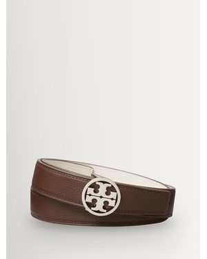 Tory Burch 1" Miller Reversible Belt - Brown