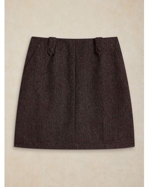 White Stuff Cora Tweedy Skirt - Black