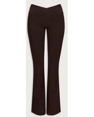 Tala Dayflex Wrap High Waisted Pants - Brown