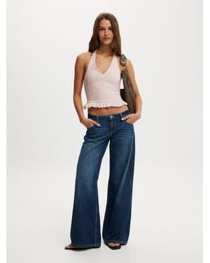 Cotton On Halter Top - Blue