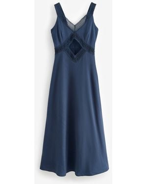 4th & Reckless Cut Out Maxi Dress - Blue