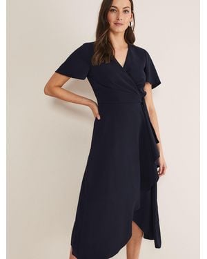 Phase Eight Petite Julissa Wrap Dress - Blue