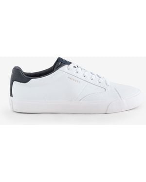 Hackett Blake Venture Leather And Suede Sneakers - White