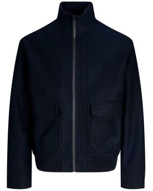 Jack & Jones Zip Through Casual Jacket - Blue