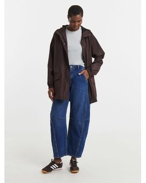 JD Williams Fishtail Lightweight Raincoat - Blue