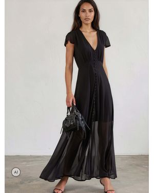 Religion Indium Maxi Tea Dress - Black