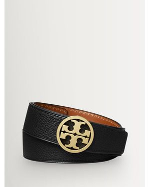 Tory Burch 1.5" Miller Reversible Belt - Black