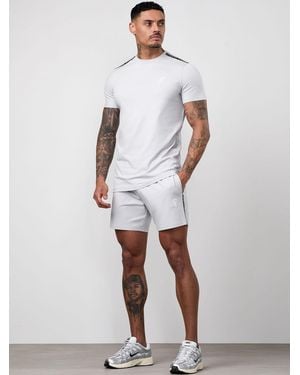 Gym King Taped Jersey Shorts - White