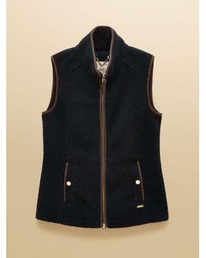 Joules Borg Heritage Fleece Gilet - Black