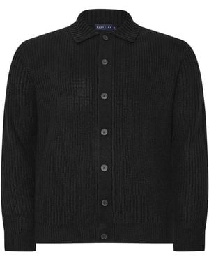 BadRhino Big & Tall Knitted Shirt - Black