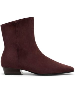 Clarks Kelso Top Suede Boots - Brown