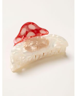 FatFace Fatface Toadstool Claw Clip - Pink