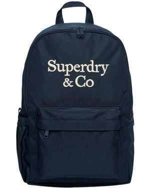 Superdry Company Logo Backpack - Blue